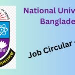 national university bangladesh job circular